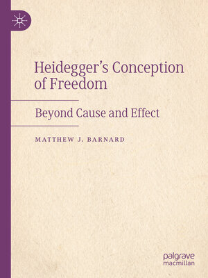 cover image of Heidegger's Conception of Freedom